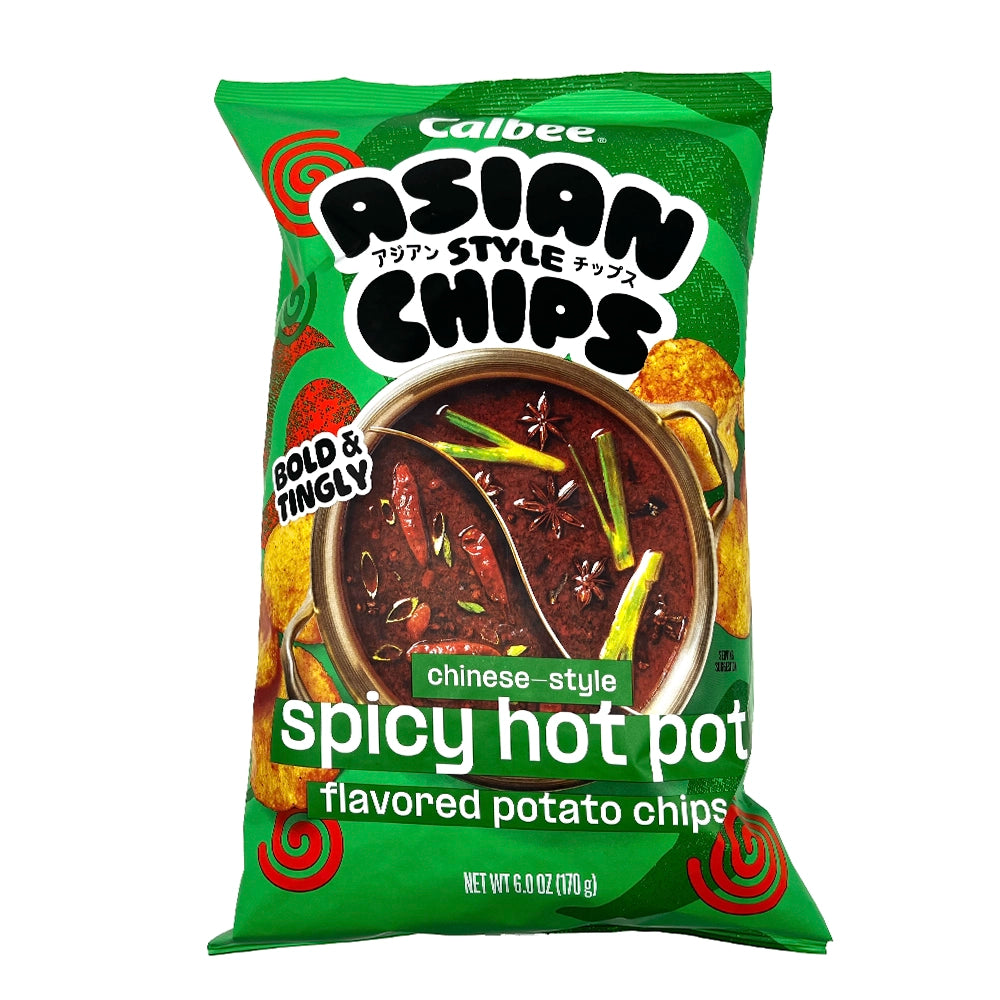 Calbee Asian Style Chips Chinese-Style Spicy Hot Pot 6.0 oz