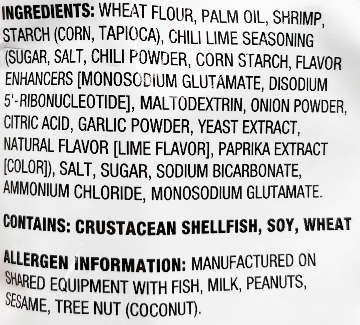 Calbee Baked Shrimp Chips Ebisen Chili Lime Flavor 3.3 oz