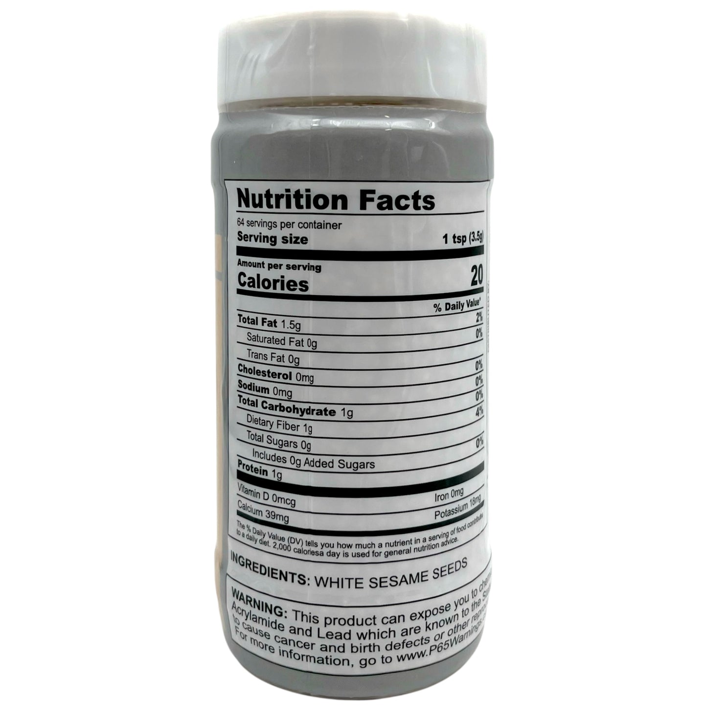 Miyako Premium Iri Shiro Goma Roasted Sesame Seed 8 oz