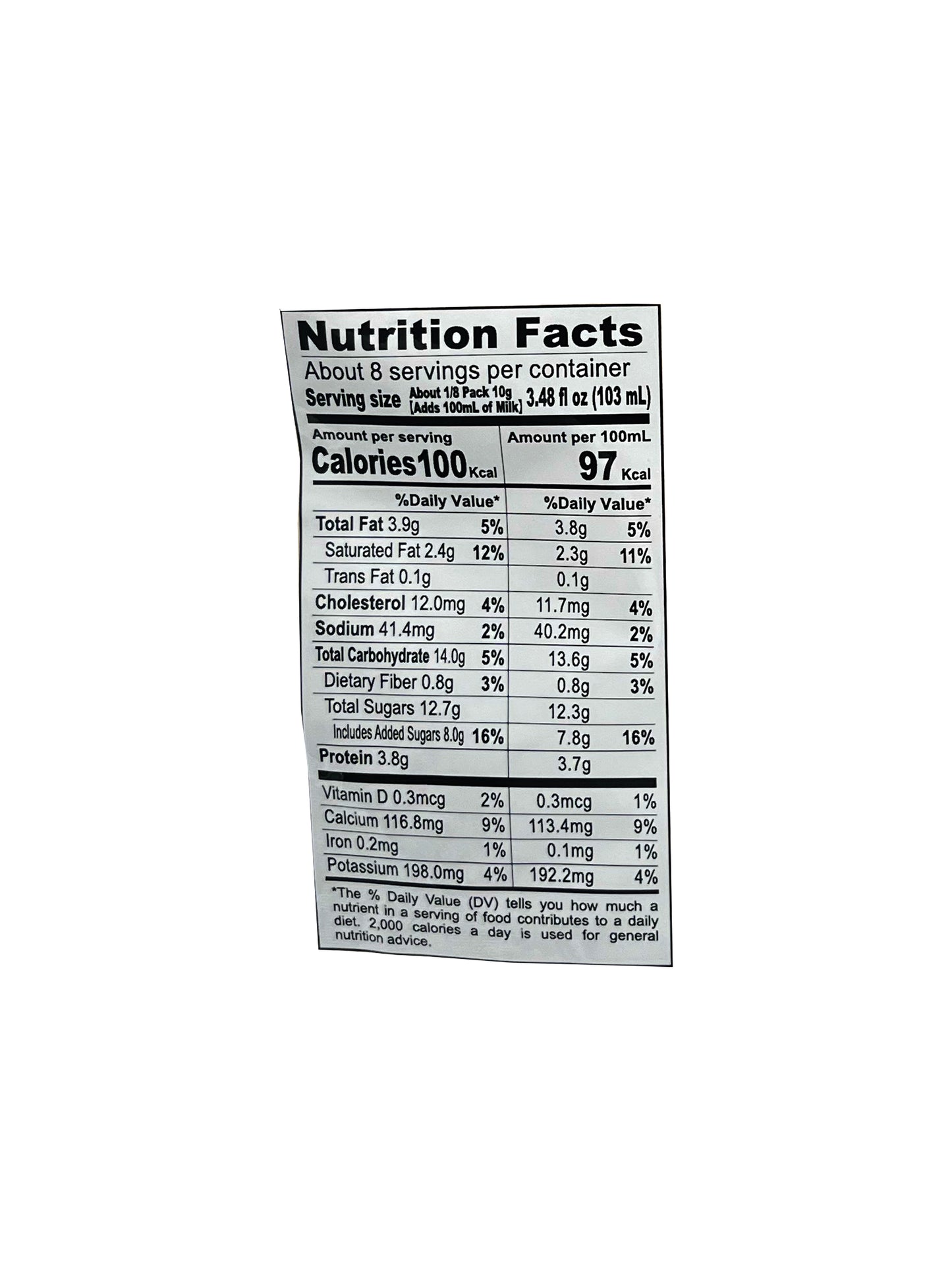 Jonetz Hojicha Latte Mix 3.48 oz