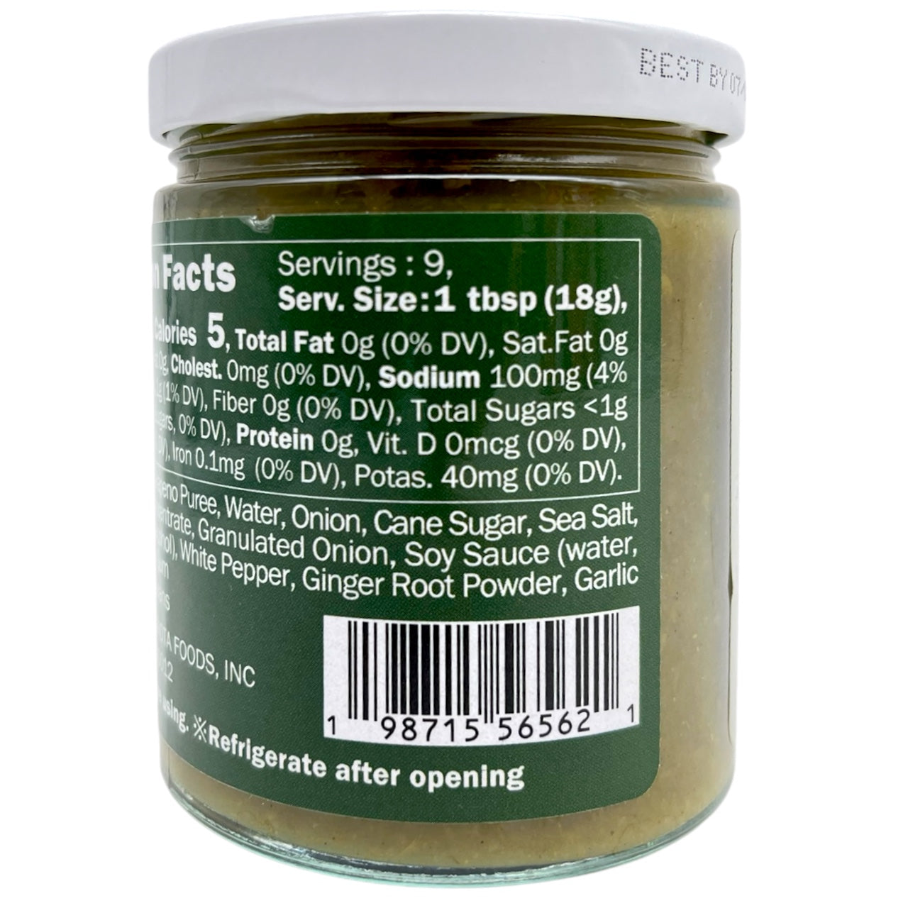 Tanota Japanese Jalepeno Chili Sauce 5.8 oz
