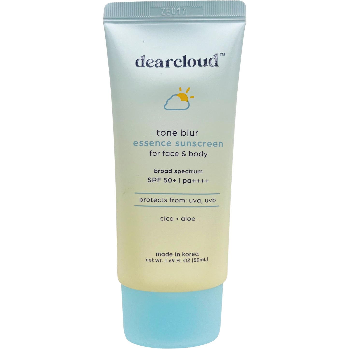 dearcloud Tone Blur Essence Sunscreen SPF 50+ PA++++ 1.69 fl oz