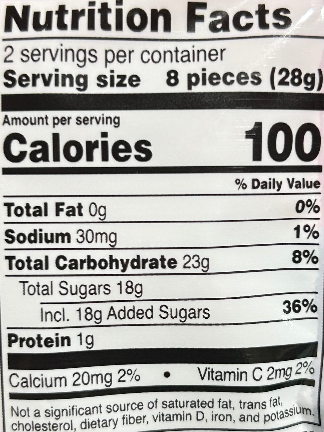 Kanro Pure Gummy Grape Flavor 1.97 oz