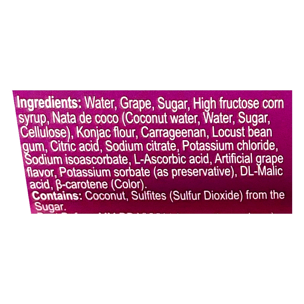 Shirakiku Fruits in Jelly Grape Flavor 14 oz