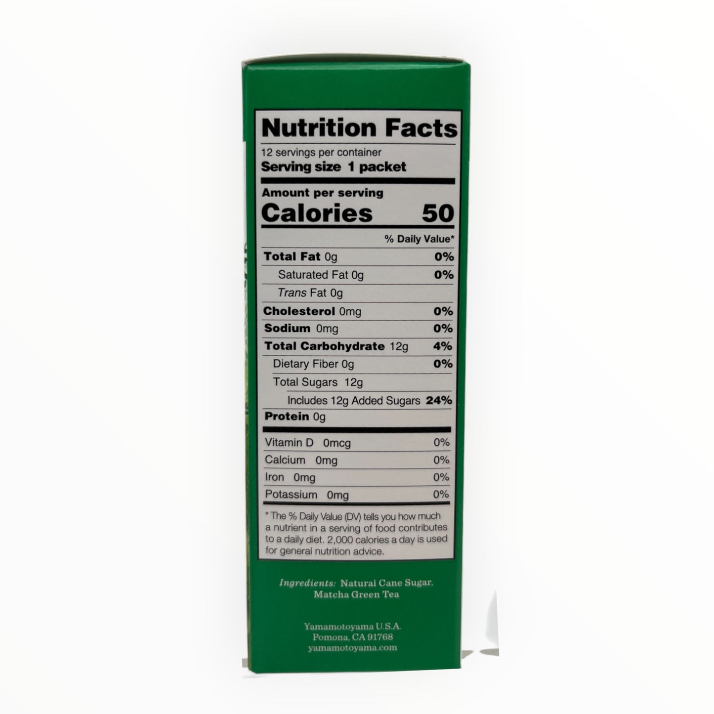 Yamamotoyama Iced Matcha Sweetened 12 Packs 5.3 oz