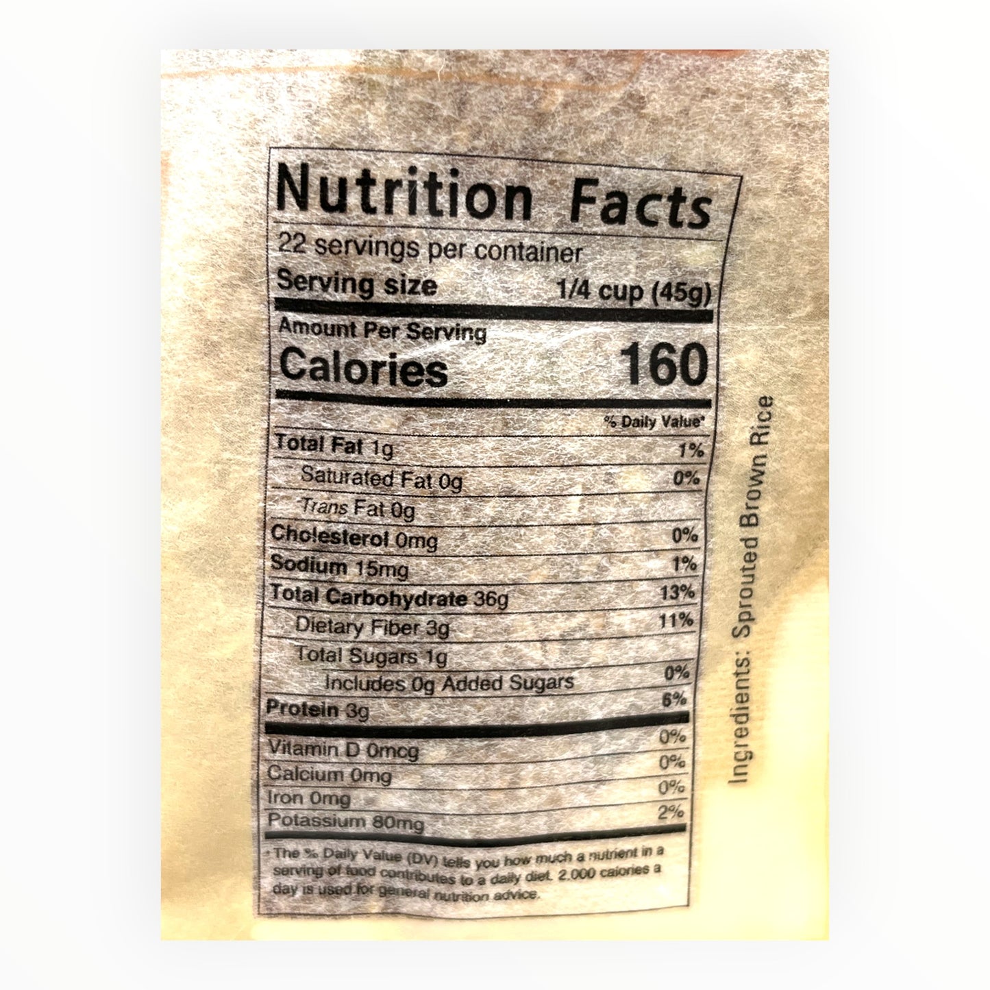 Gaba Rice Quick Cooking Whole Grain Koshihikari 2.2 lbs