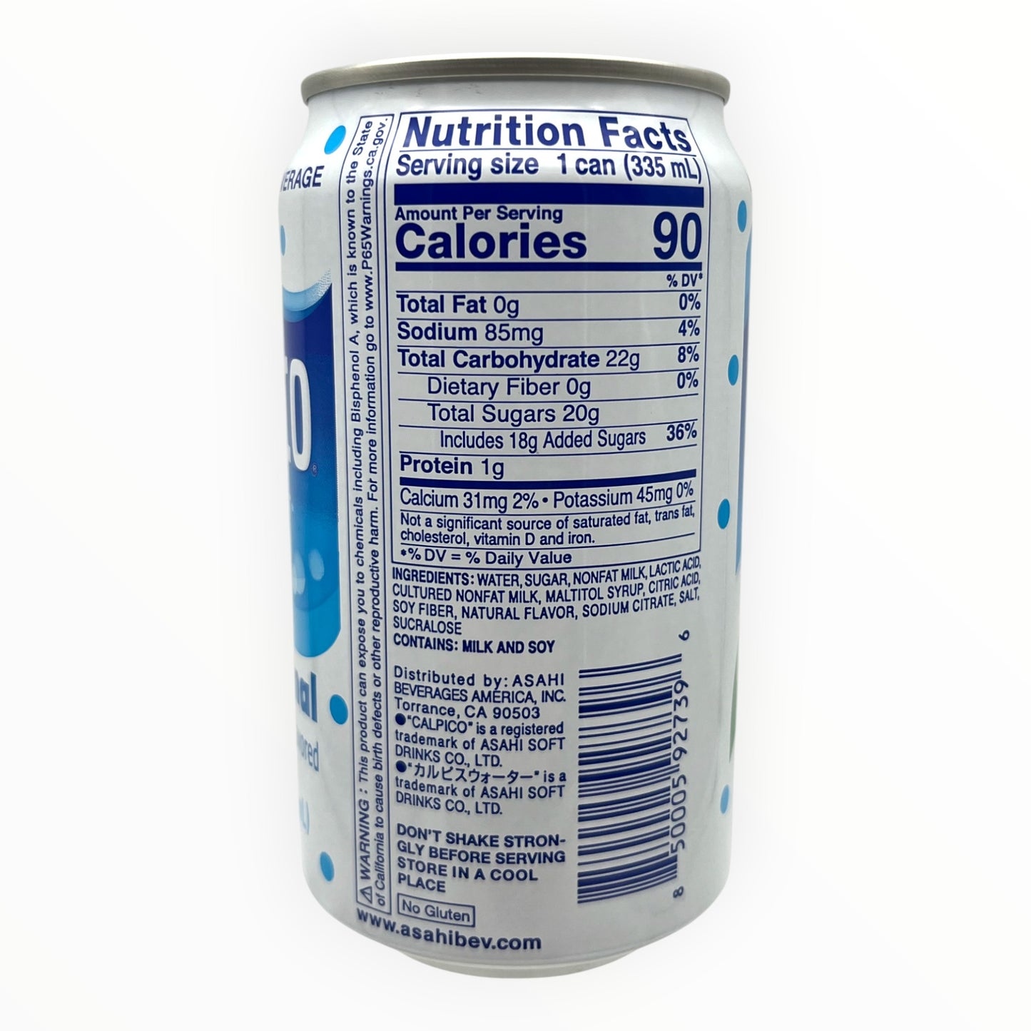 Calpico Asahi Original Non-Carbonated Beverage 11.3 fl oz