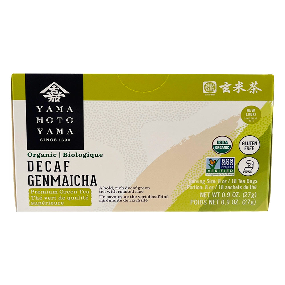 Yamamotoyama Organic Decaf Genmaicha 18 Bags 0.9 oz