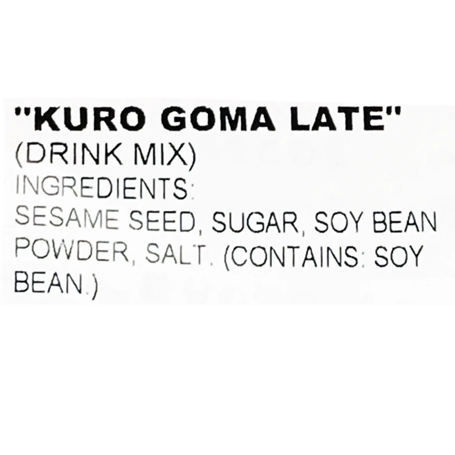 Kuki Kuro Goma Black Sesame Latte Powder 5.29 oz