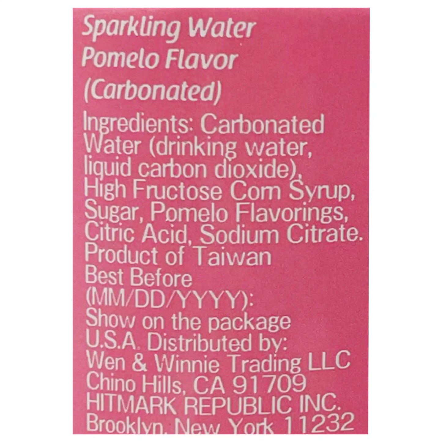 Sailormoon Drink Oceanbomb Pomelo Flavor Carbonated Drink 330 ml