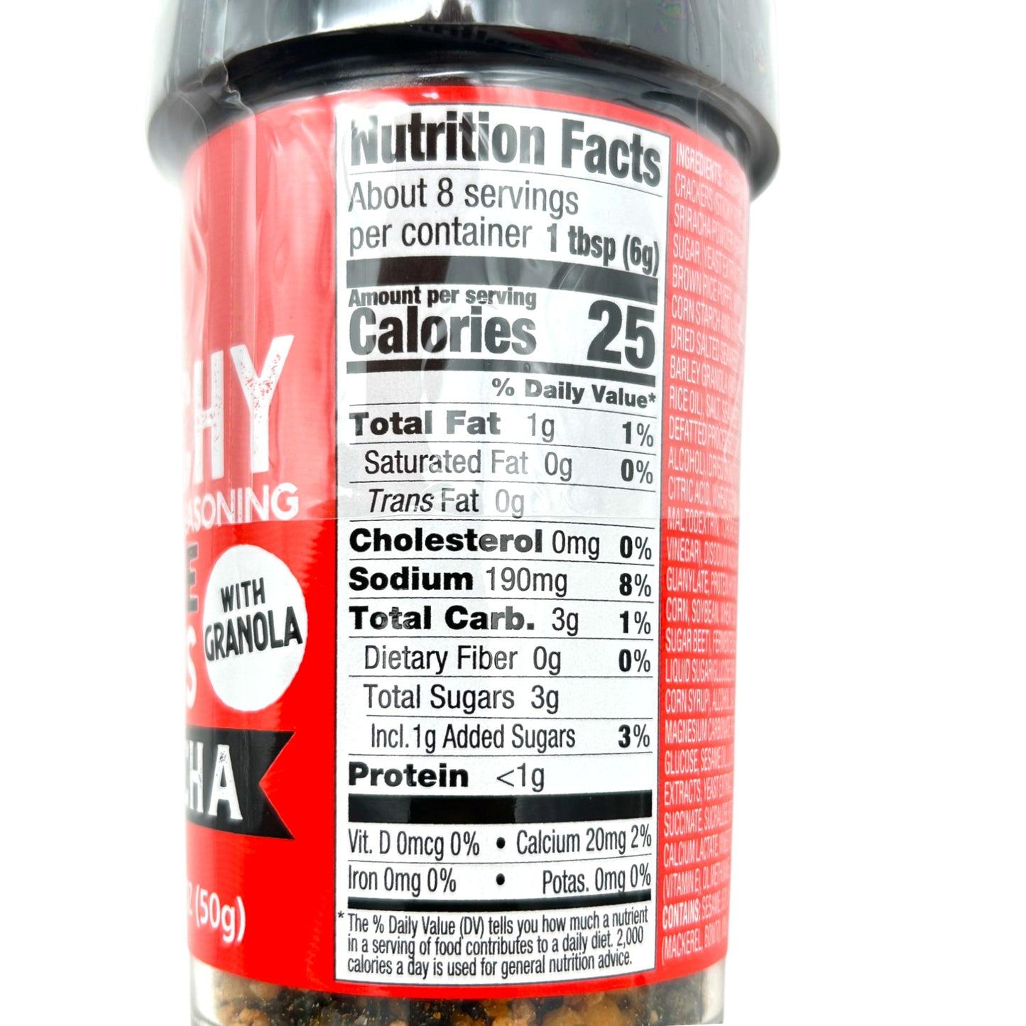 J-Basket Crunchy Furikake Toppers Sriracha 1.76 oz