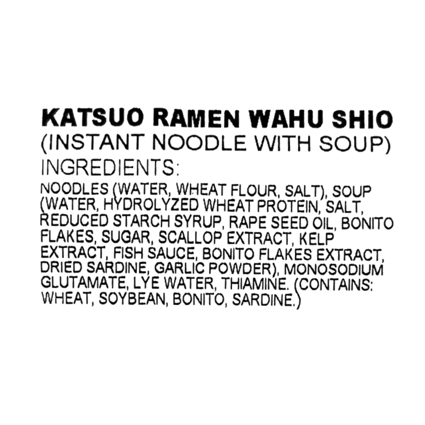 Higashimaru Katsuo Ramen Wafu Shio 7.05 oz