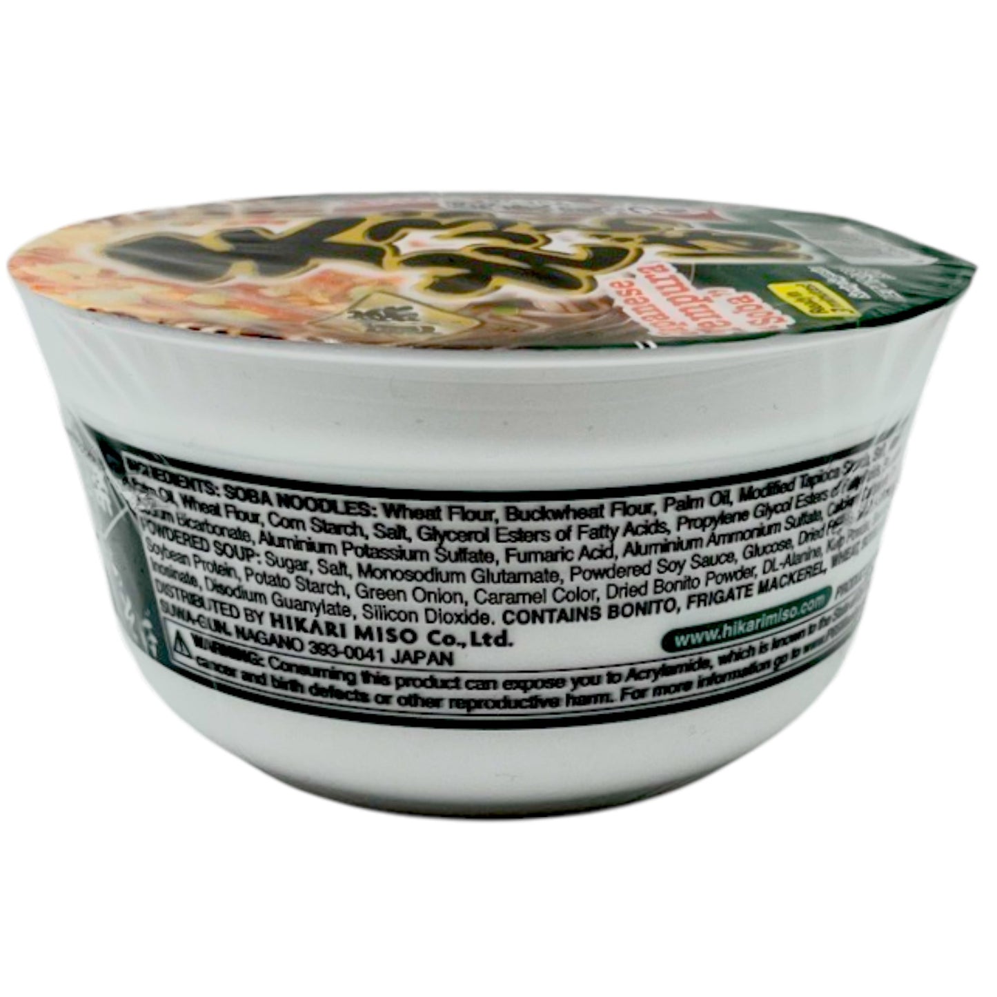 Hikari Menraku Tempura Soba Cup 3.30 oz