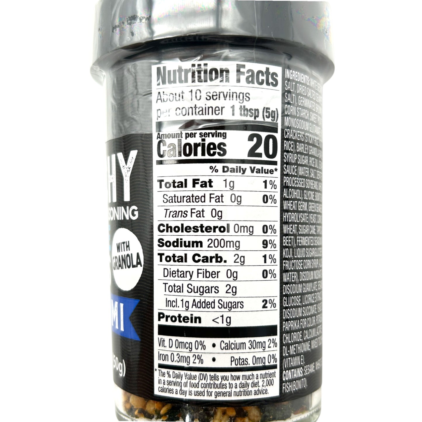 J-Basket Furikake Crunchy Toppers Nori Komi 1.76 oz