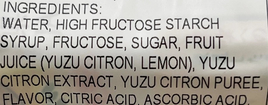 Dydo Yuzu Lemon Drink 16.9 oz