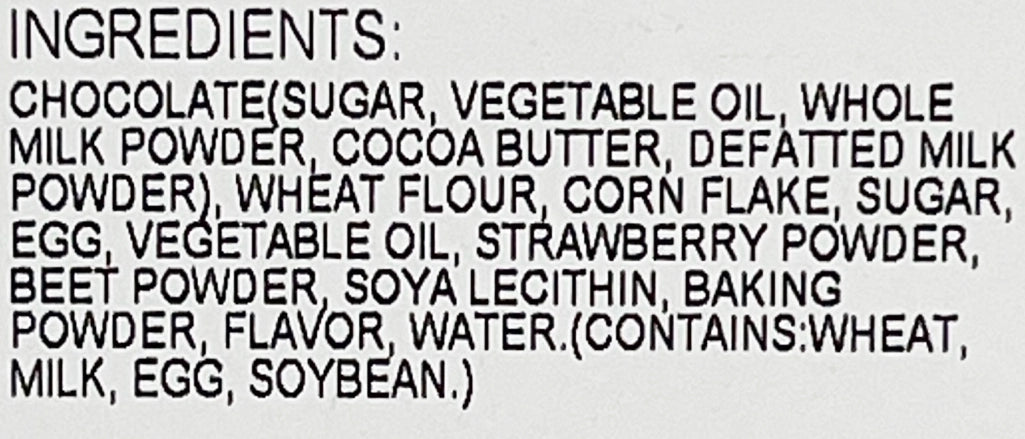 Yugeya Ichigo Strawberry Crunch Chocolate 5.82oz