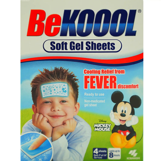 Be Kool Soft Gel Sheets For Kids 4 sheets 2 oz