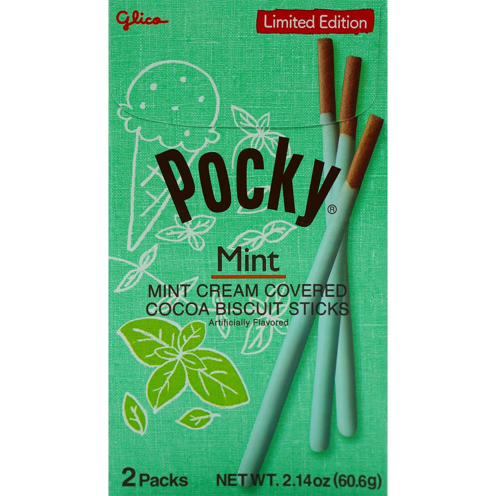Glico Pocky Mint Chocolate 2.14 oz - Tokyo Central - Crackers&Cookies - Glico -