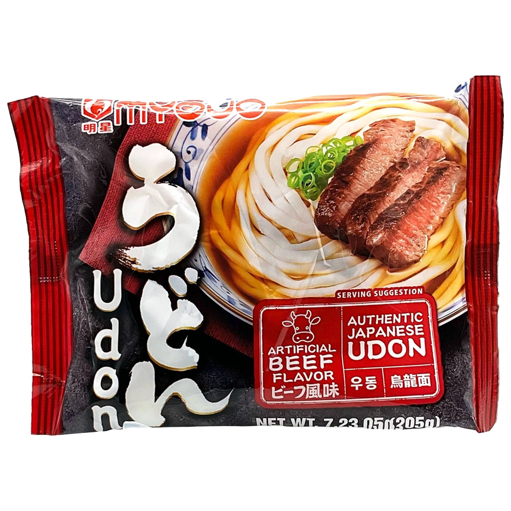 Myojo Nama Udon Beef with Soup 7.23 oz
