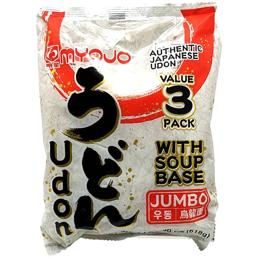 Myojo Jumbo Nama Udon with Soup 3 Packs