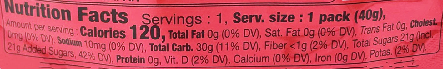UHA Mikakuto Gummy Cororo Strawberry 1.41 oz