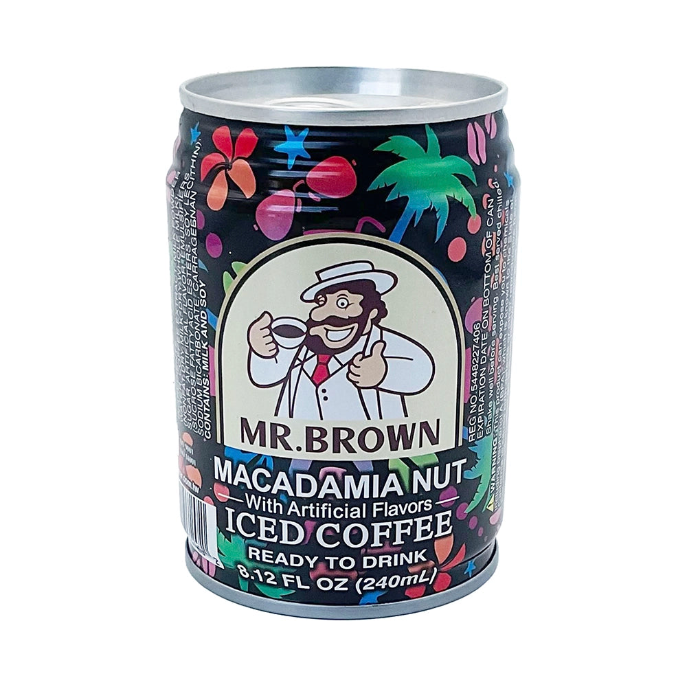 Mr. Brown Macadami Nut Iced Coffee 8.12 fl oz