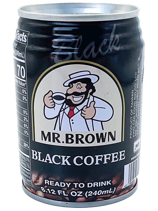 Mr. Brown Black Coffee 8.12 fl oz