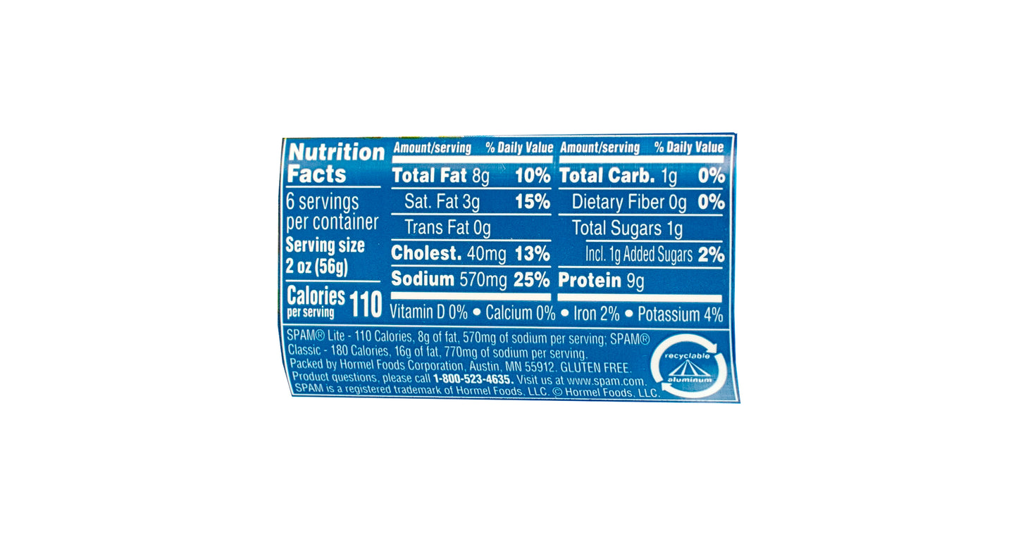 Spam Lite  12 oz