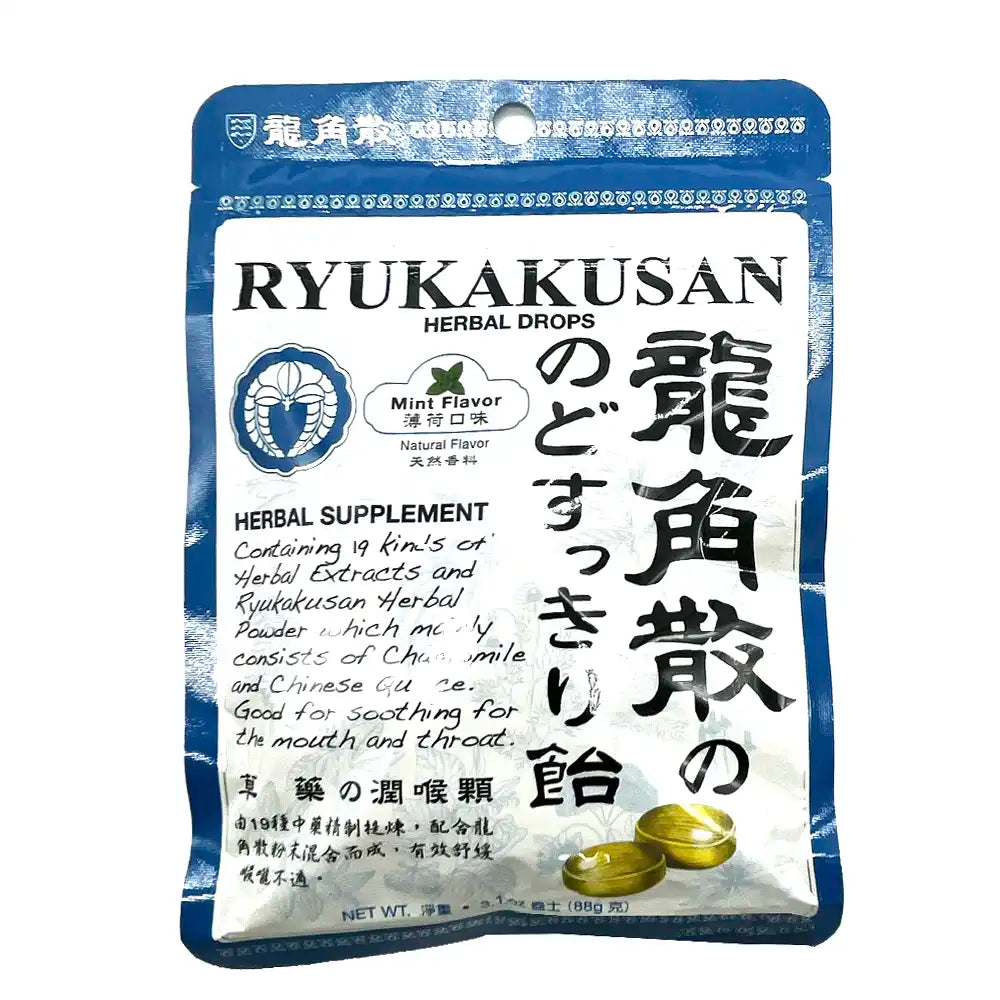Ryukakusan Herbal Drops Mint Flavor 3.1 oz