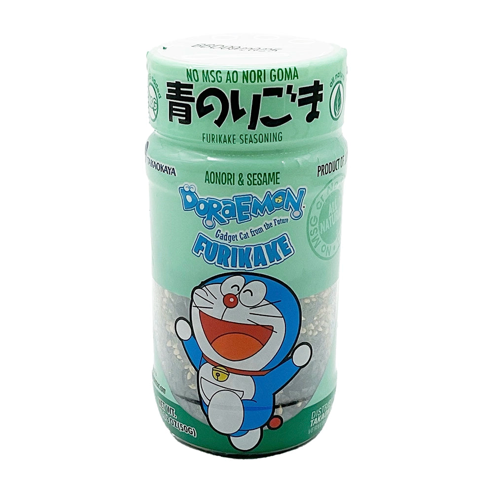 Takaokaya Doraemon Aonori Goma Furikake Seasoning 1.76 oz
