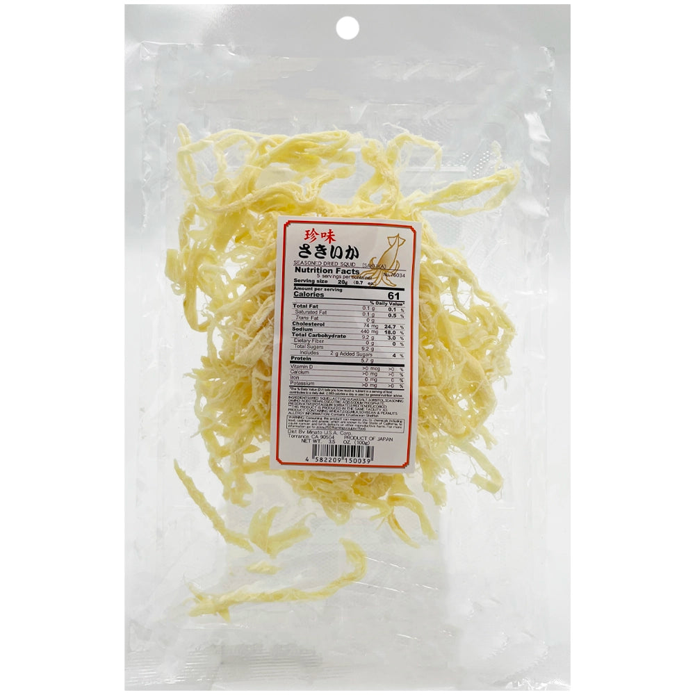 Saki Ika Seasoned Shredded Dried Squid 3.5 oz