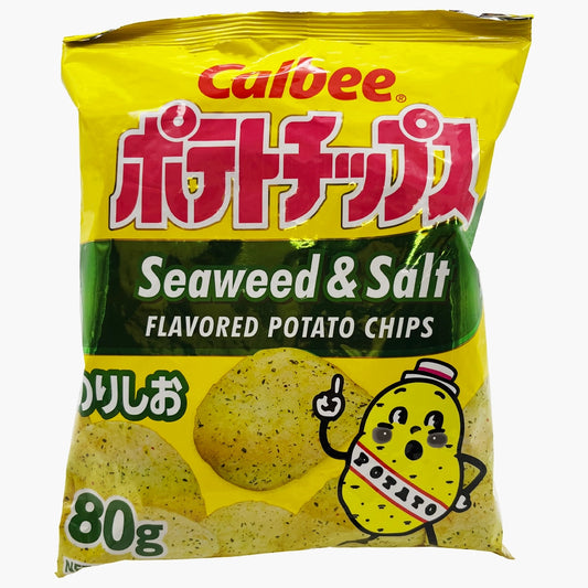 Calbee Potato Chips Nori Salt Seaweed Flavor 2.11 oz