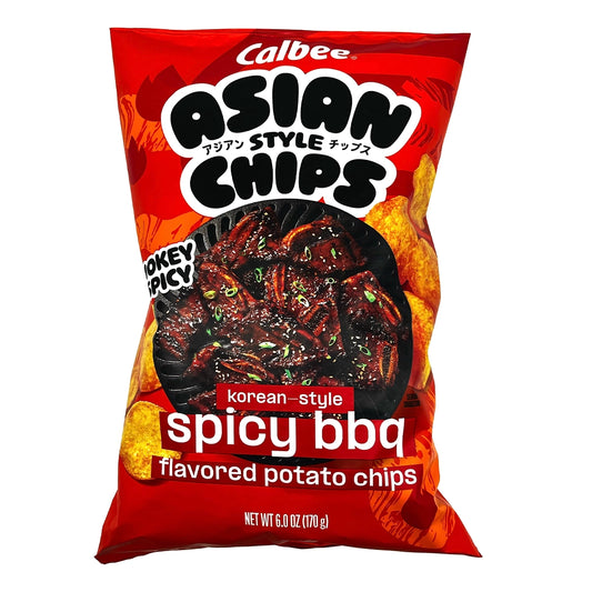 Calbee Asian Style Chips Korean-Style Spicy BBQ 6.0 oz