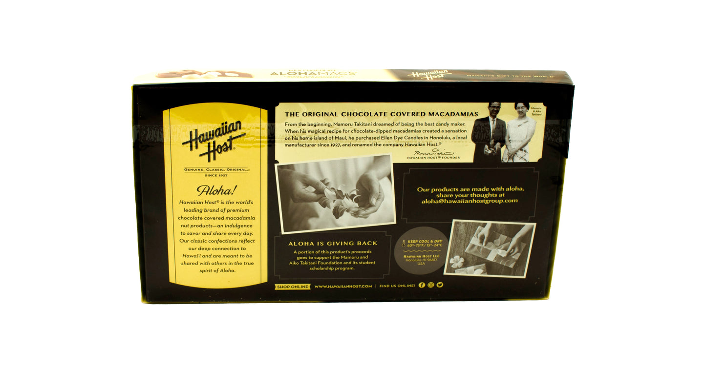 Hawaiian Host Aloha Macs Milk Chocolate Covered Macadamias 5 oz