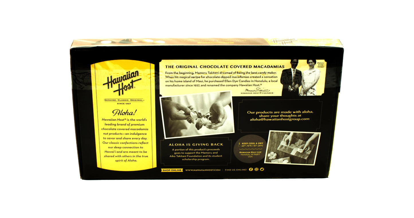 Hawaiian Host Founder's Collection Chocolate Covered Macadamias 5.8 oz