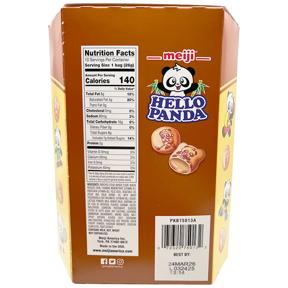 Meiji Hello Panda Caramel Large 9.1 oz