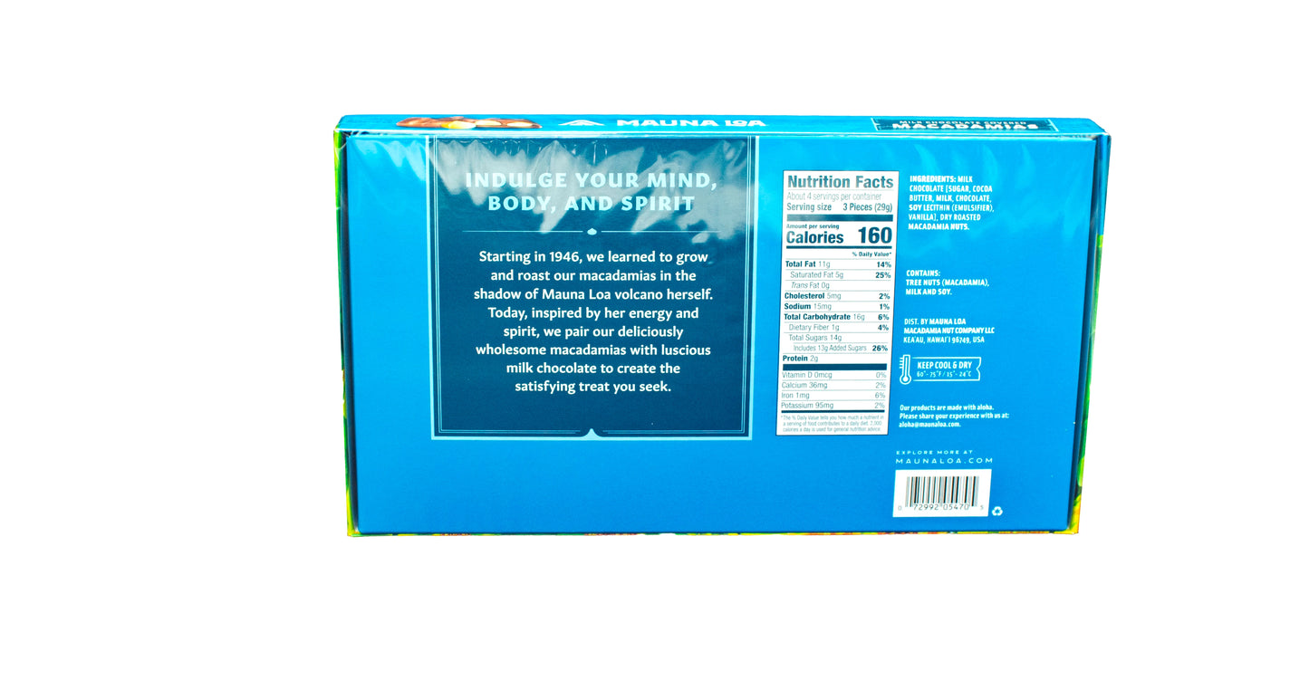 Mauna Loa Chocolate Covered Macadamias 4.3 oz