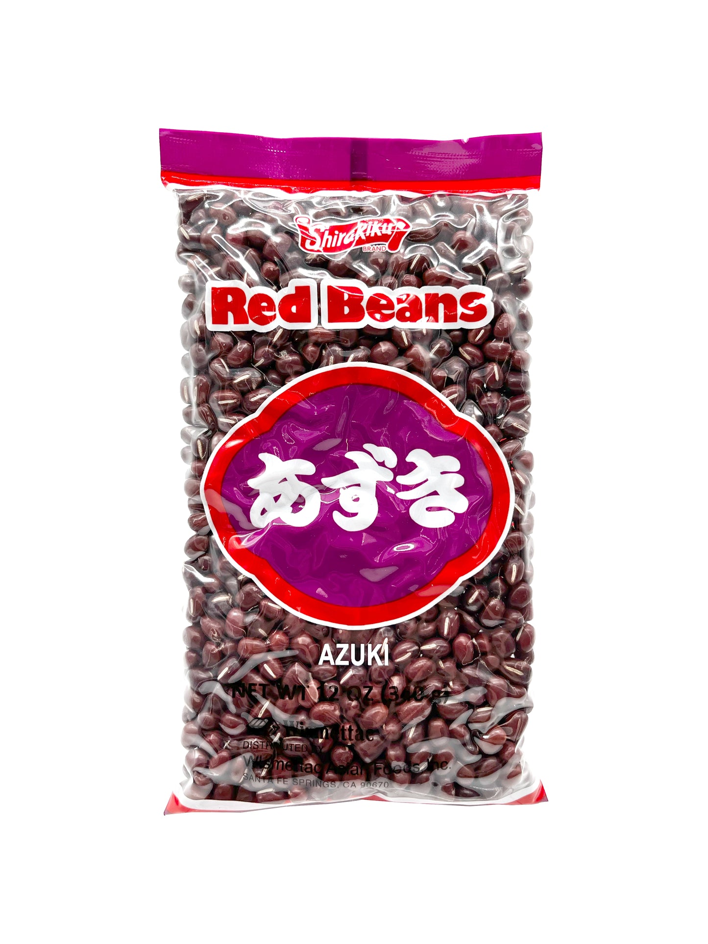 Shirakiku Azuki  Red Beans 12 oz