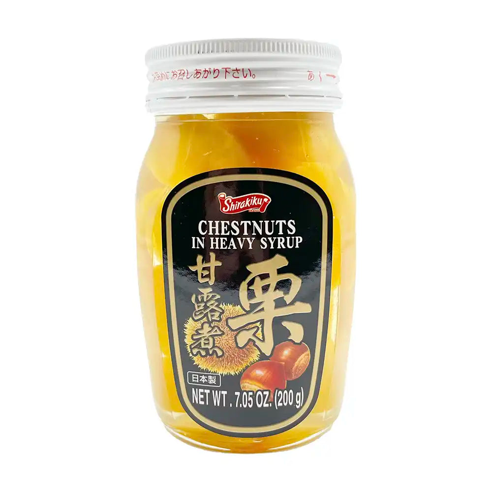 Shirakiku Kanroni Chestnuts in Heavy Syrup 7.05 oz