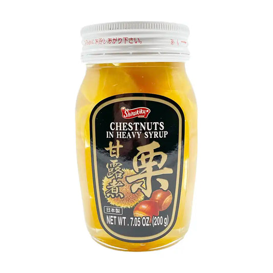 Shirakiku Kanroni Chestnuts in Heavy Syrup 7.05 oz