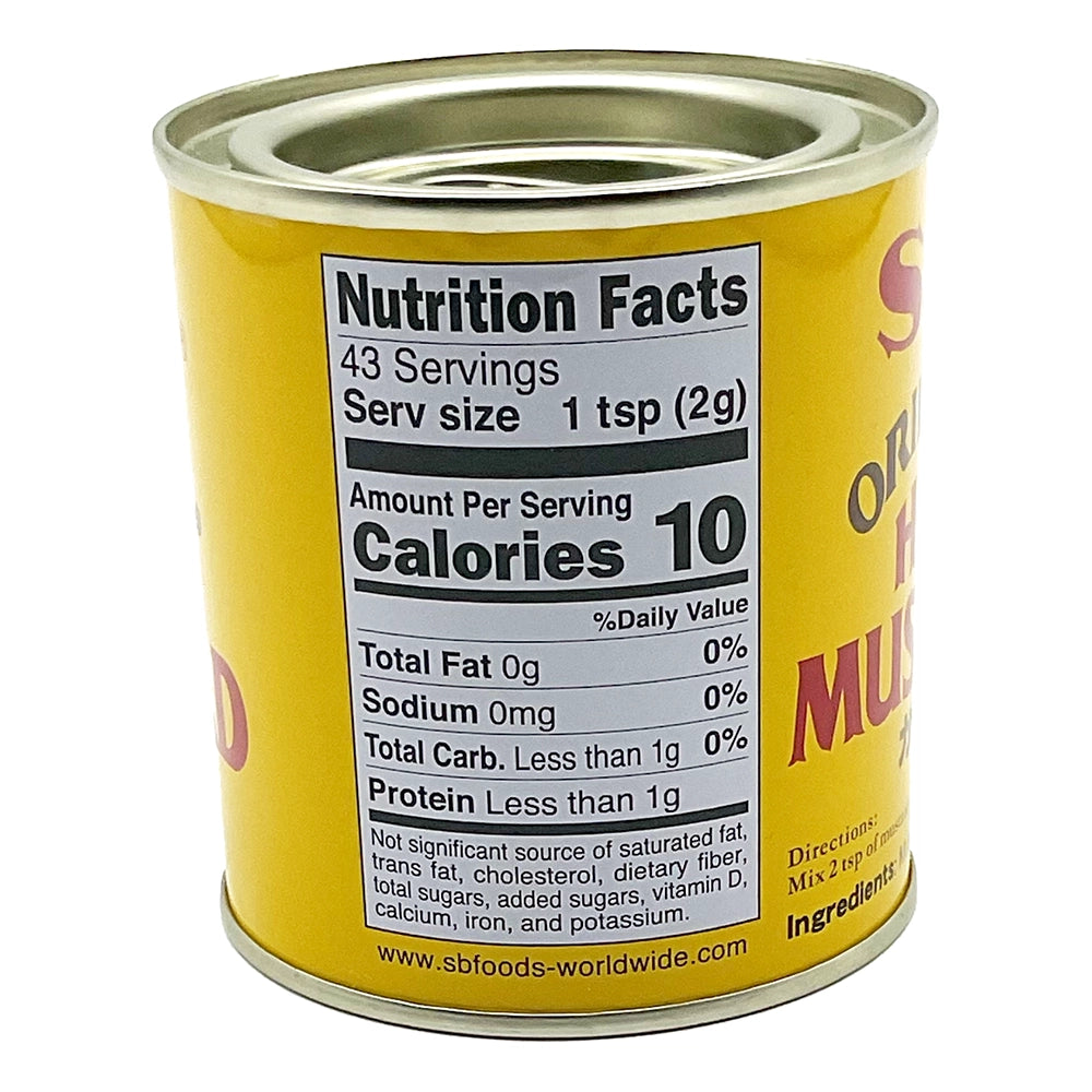 S&B Oriental Hot Mustard Powder 3 oz
