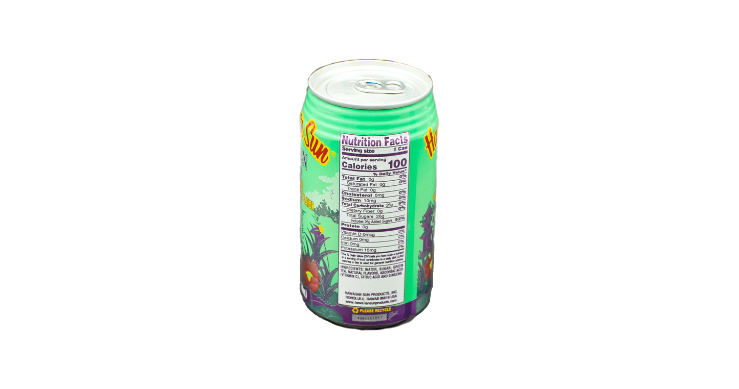 Hawaiian Sun Green Tea with Ginseng 11.5 fl oz