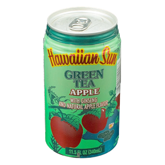 Hawaiian Sun Green Tea Apple with Ginseng 11.5 fl oz