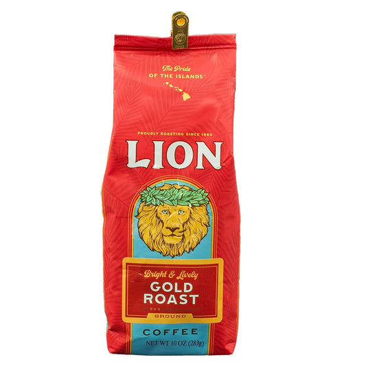 LION Gold Roast Coffee 10 oz