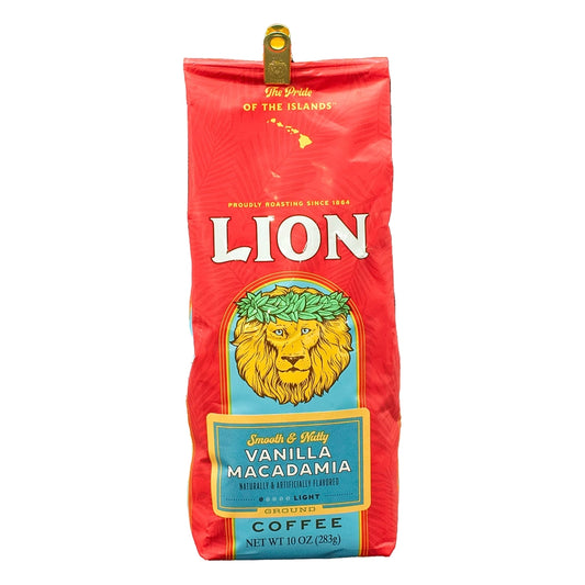 Lion Vanilla Macadamia Coffee 10 oz