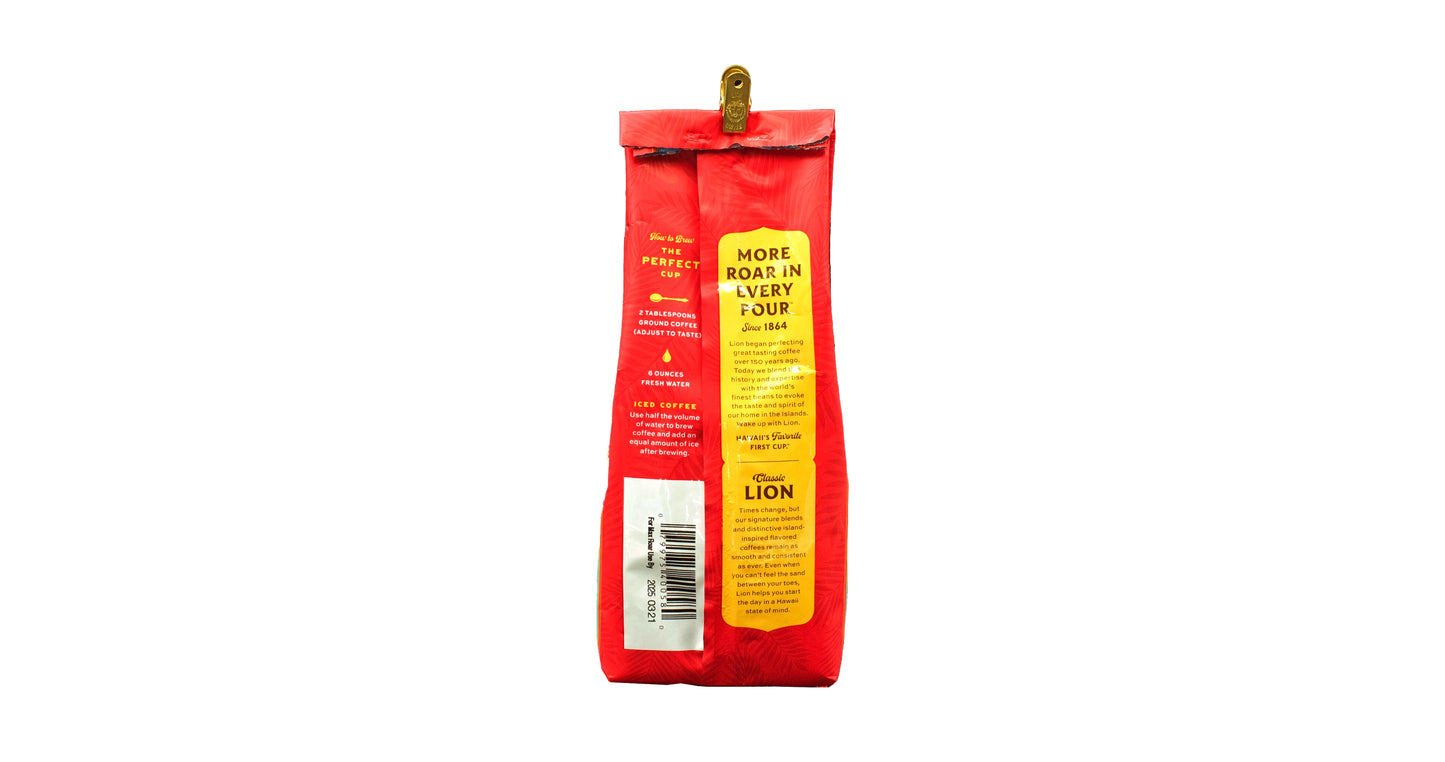 Lion Hazelnut Coffee 10 oz