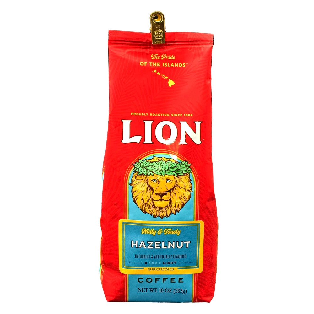 Lion Hazelnut Coffee 10 oz