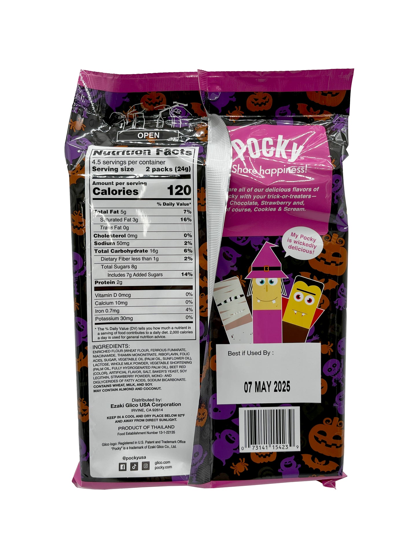 Glico Pocky Halloween Strawberry Family Size 3.81 oz