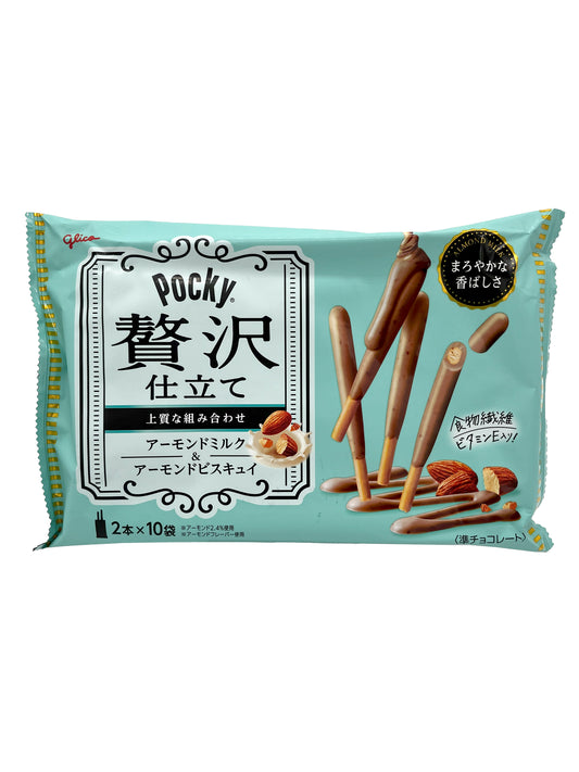 Pocky Zeitaku Jitate Almond Milk Chocolate & Biscuit 4.79 oz