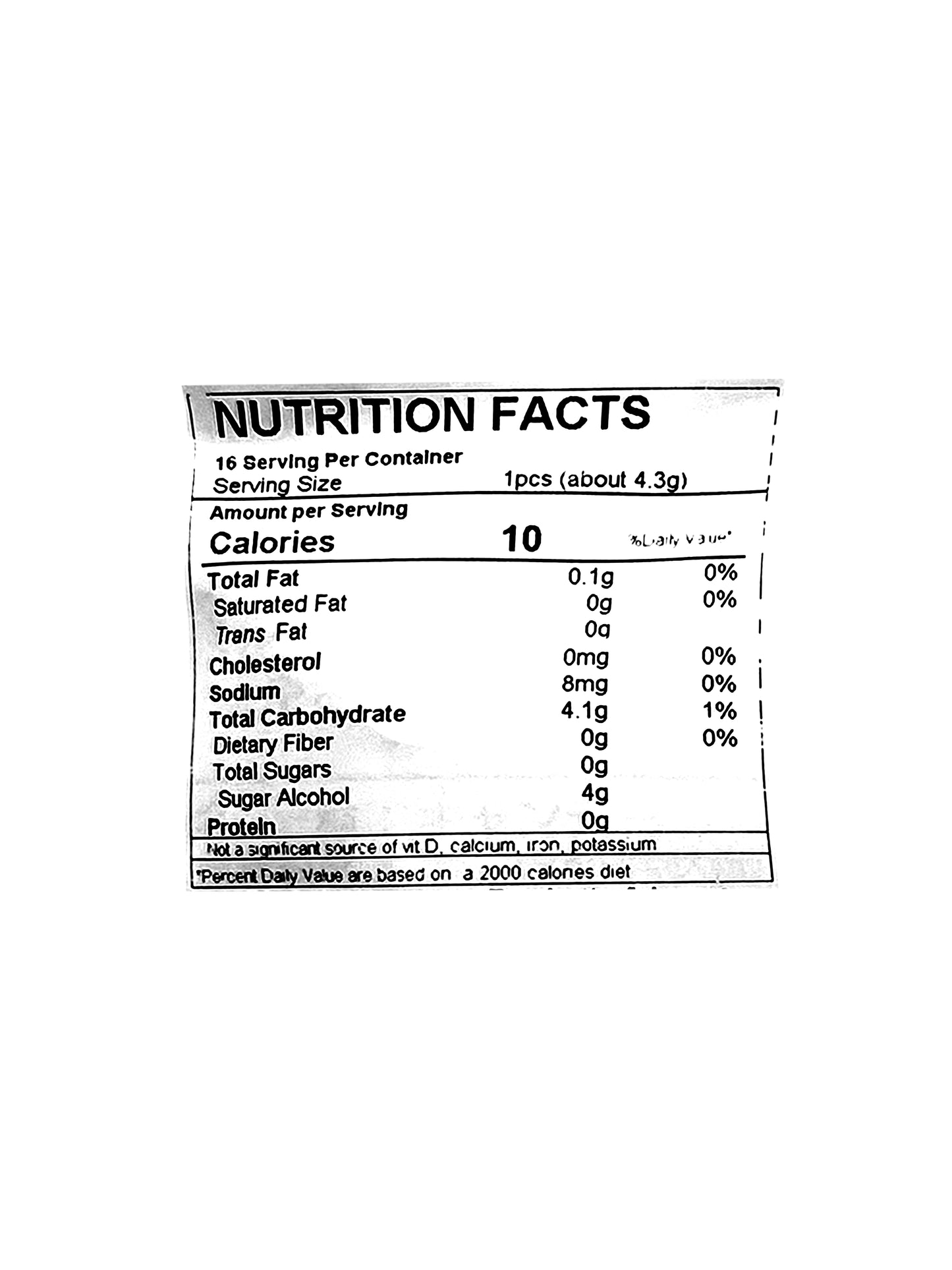 Kanro Non-Sugar Milk Candy 2.42oz